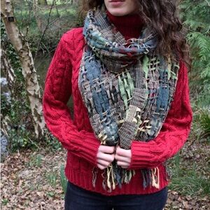 Multicolor Woven Scarf
